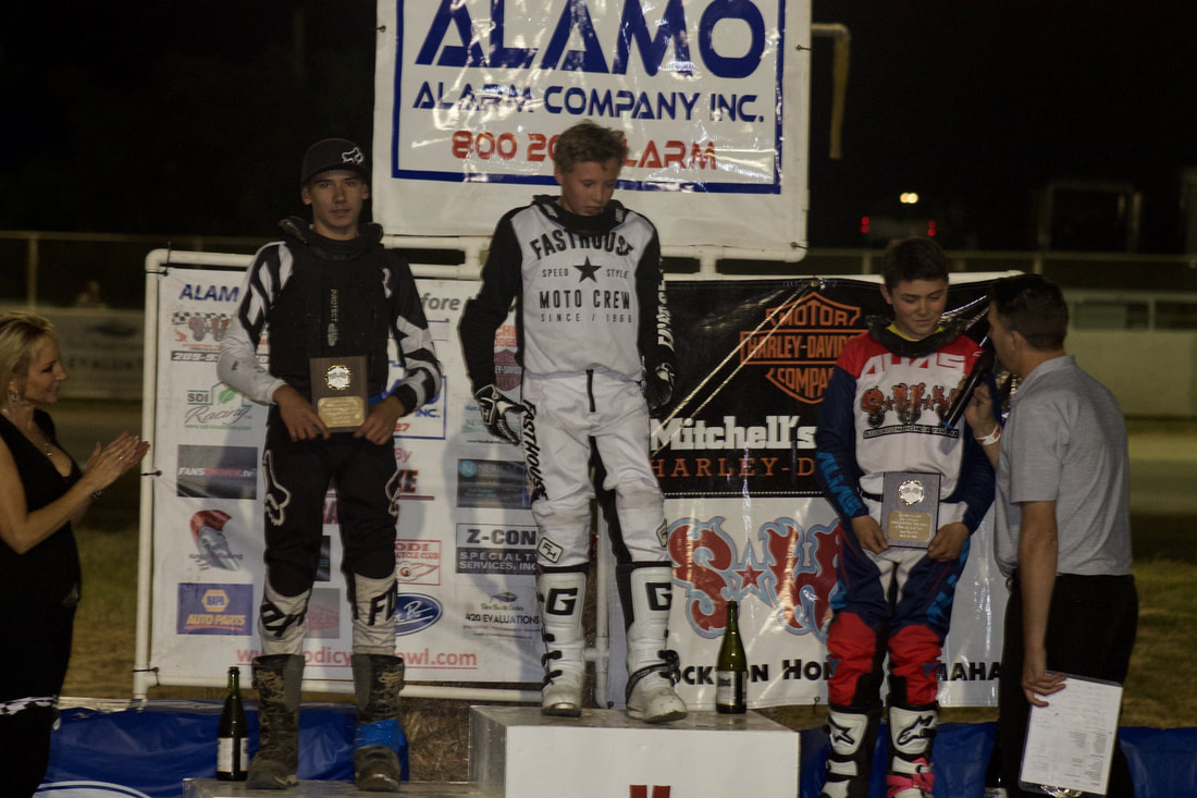 250cc Class Podium at the 2018 Lodi Cycle Bowl 'Night Before the Mile'